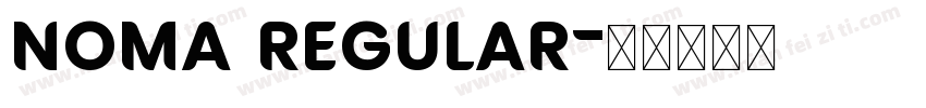 NOMA Regular字体转换